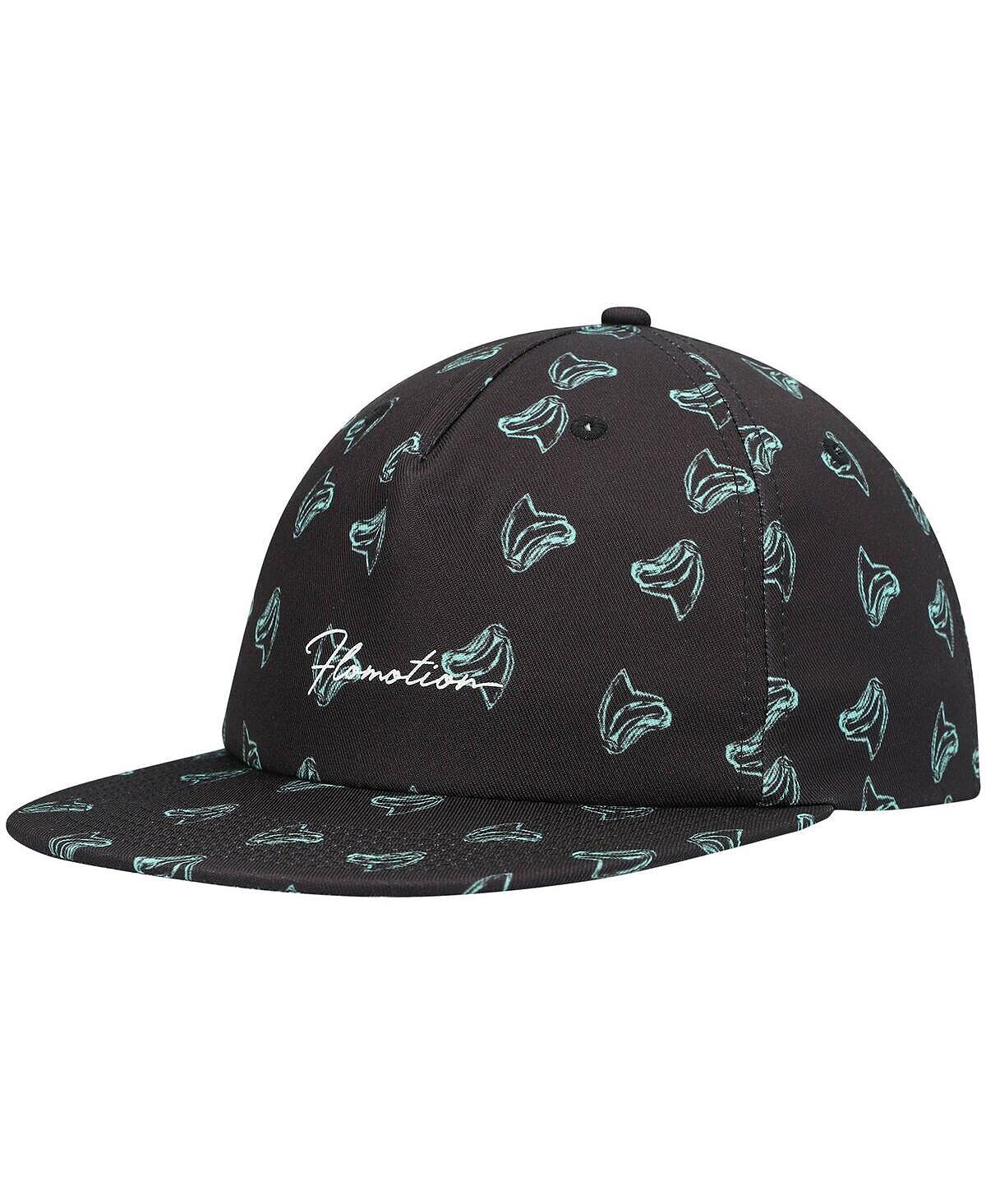 

Мужская черная кепка с зубами Snapback Flomotion