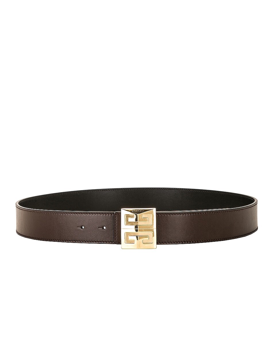 Ремень Givenchy 4g Reversible 35mm, цвет Brown & Black