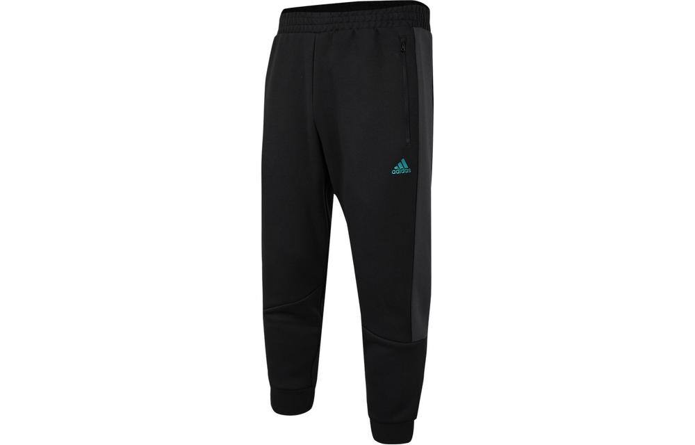 

Трикотажные спортивные штаны мужские черные Adidas, черный