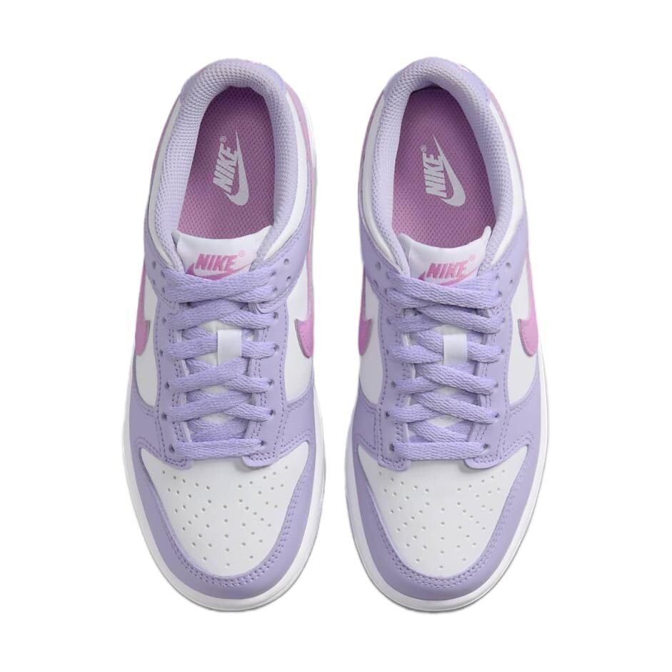 Кроссовки для скейтбординга Dunk Kids GS Low-top Фиолетовый/белый Nike, фиолетовый — фото 4