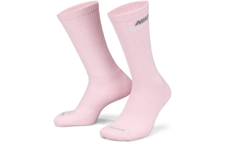 Носки гольф унисекс набор из 3 пар Nike, 3 Pack (Pink+Blue+Green) — фото 3