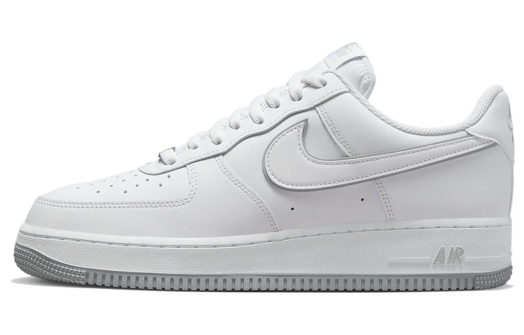 

Кроссовки Nike Air Force 1 '07 Low White Wolf Grey Sole, Серый, Кроссовки Nike Air Force 1 '07 Low White Wolf Grey Sole