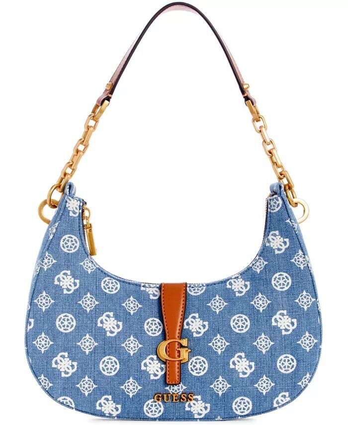 

Сумка на плечо Kuba Top Zip Demin Guess, синий