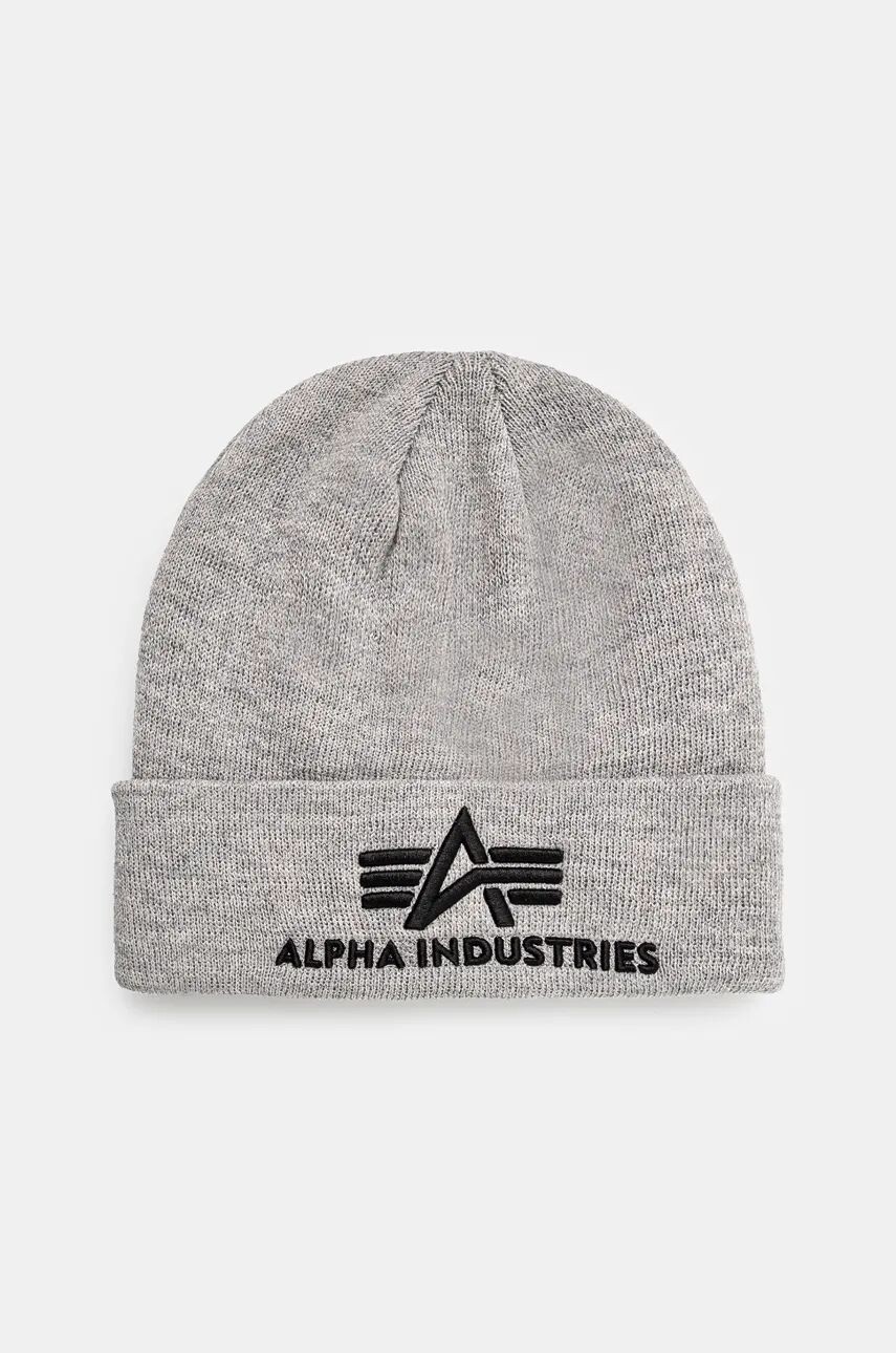 

Кепка Альфа Индастриз Alpha Industries, серый