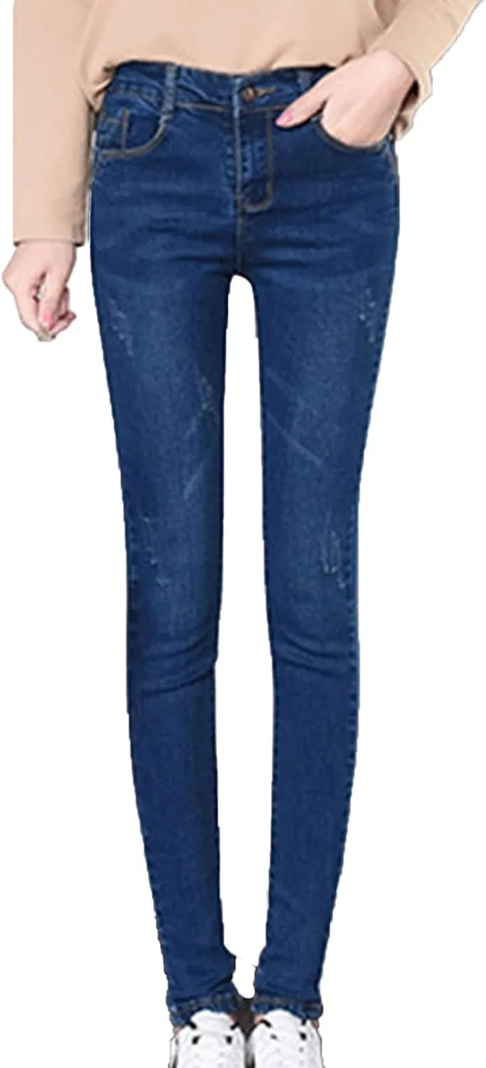 

Maiyifu-GJ высокие облегающие джинсы для женщин скинни с эффектом подтяжки