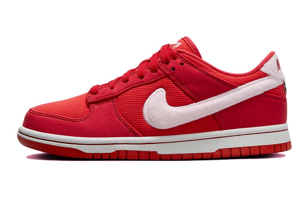 

Обувь для скейтбординга Nike Dunk Low Kids Дети, Red and White