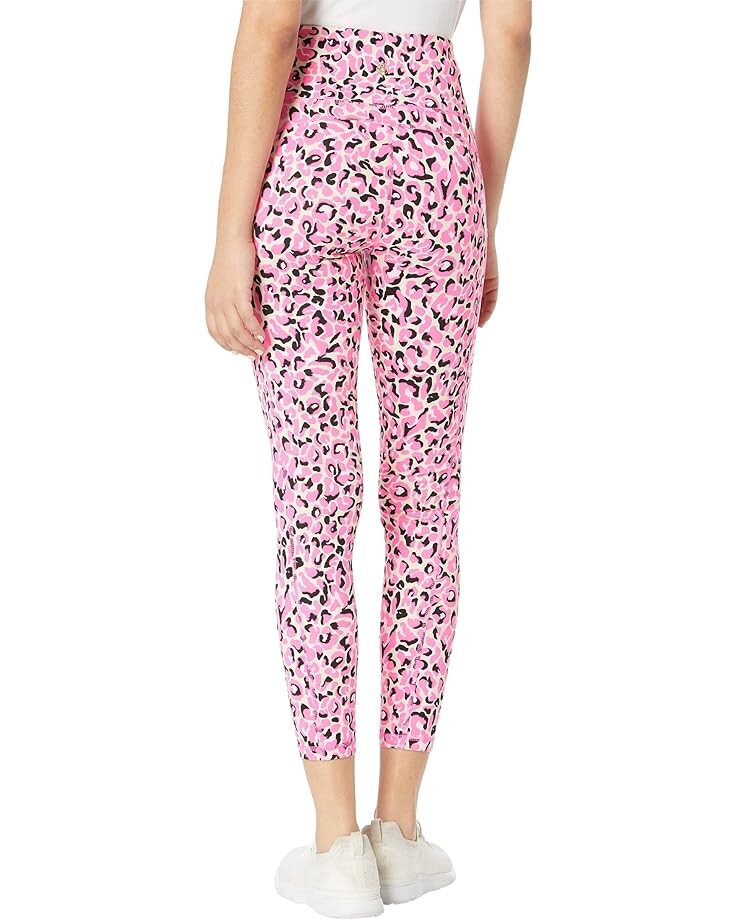 

Брюки Lilly Pulitzer High-Rise Leggings, цвет Pink Topaz My Favorite Spot