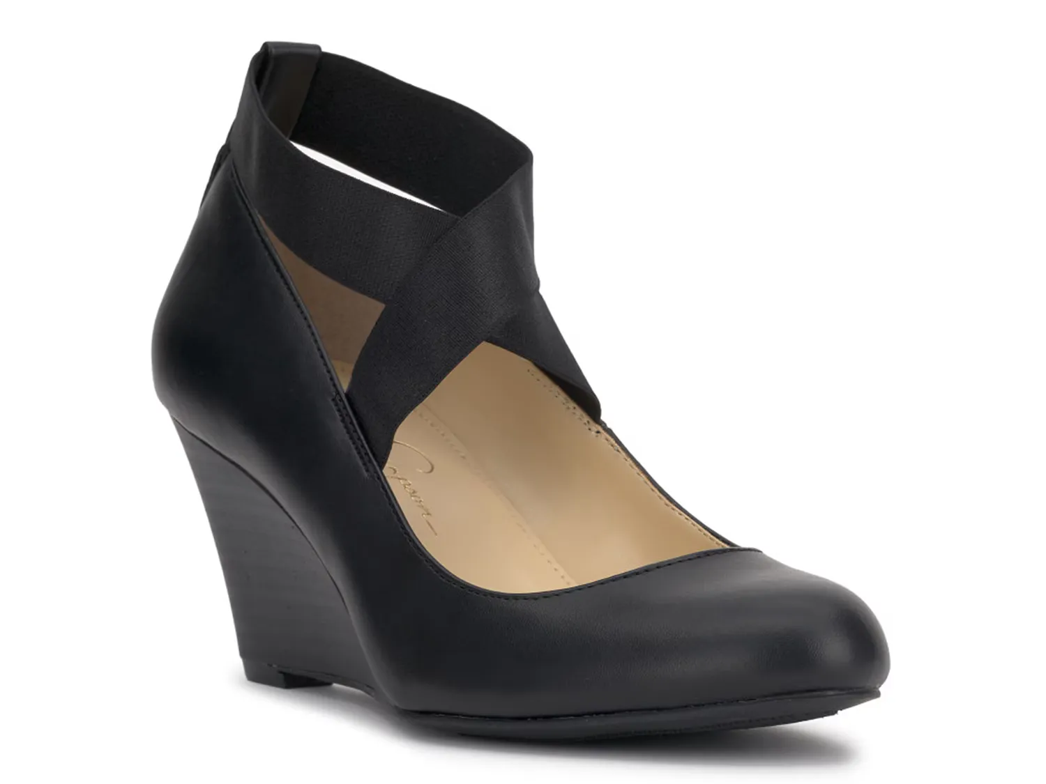 

Сандалии Saedra Wedge Pump Jessica Simpson, черный