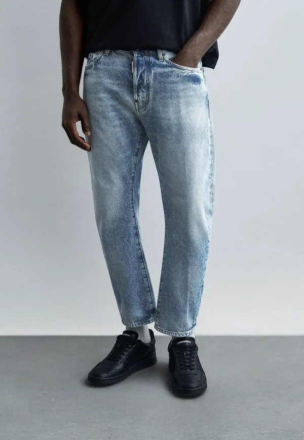 Свободные джинсы Dsquared2, Navy Blue