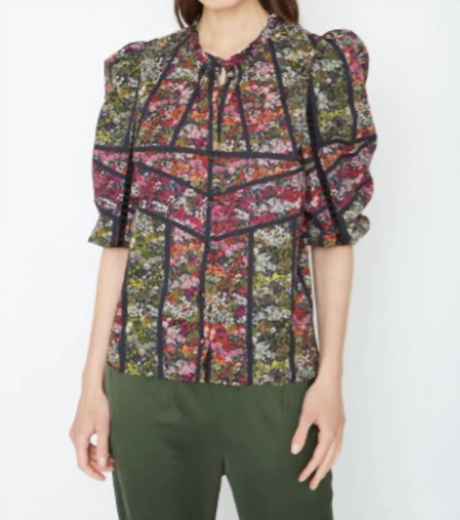 

Топ Celeste с садовым цветочным принтом CABALLERO, Garden Floral