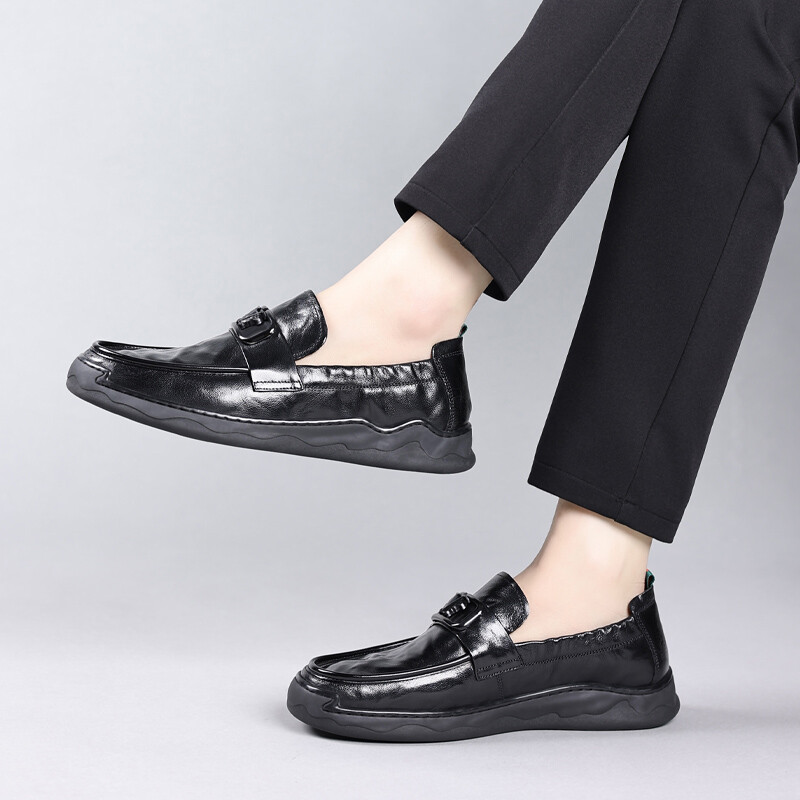 Туфли мужские Men"s Casual Men Low-Top Xiaotoulang, коричневый — фото 3