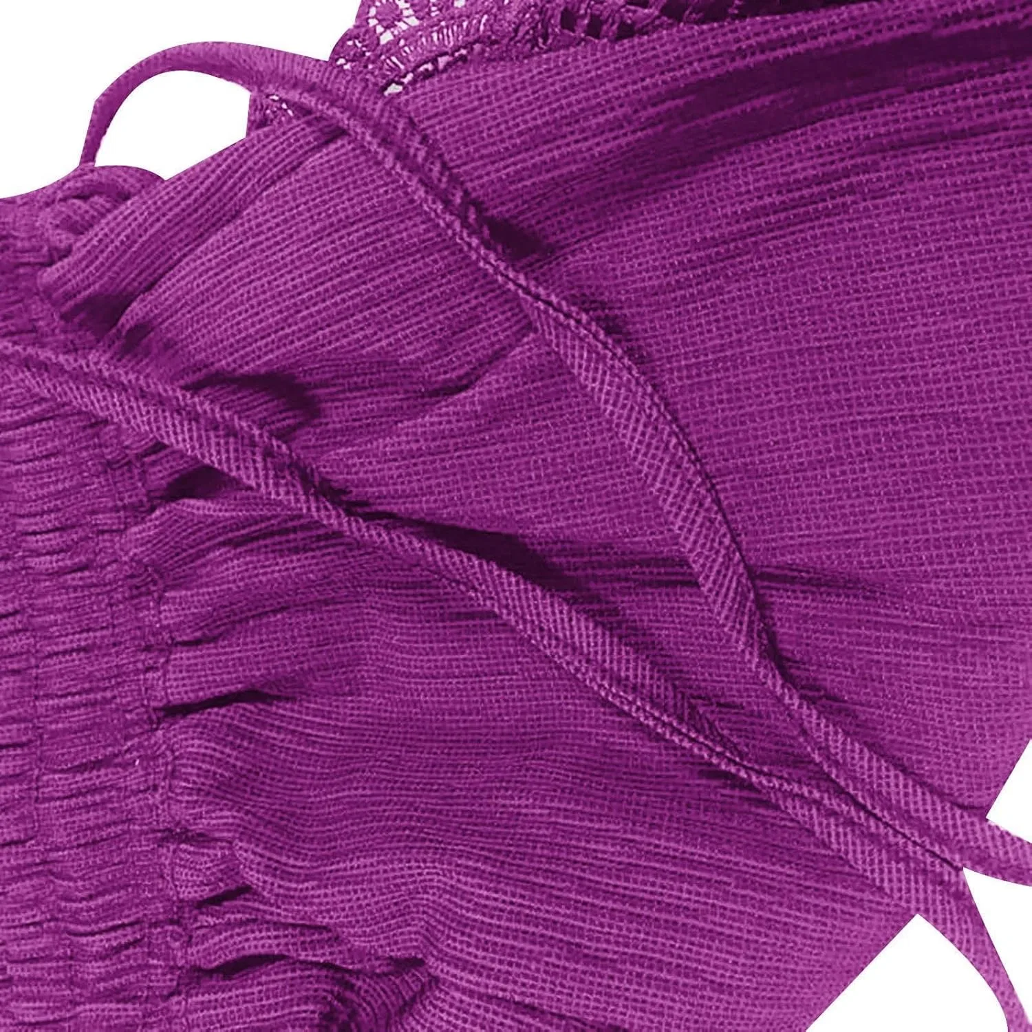 Шорты женские повседневные с кружевом, A05_hot Pink — фото 4
