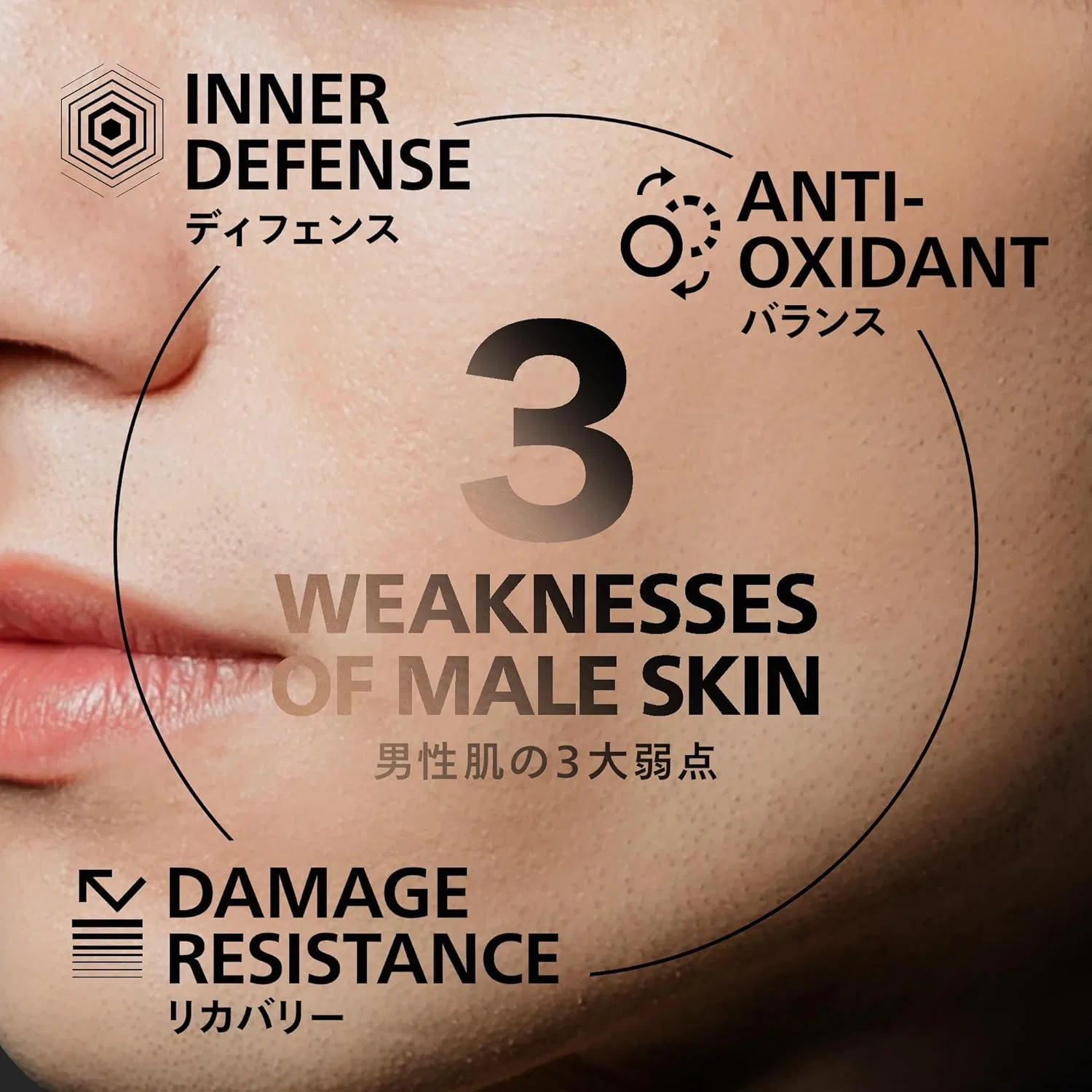 Набор для ухода за кожей лица Shiseido Men с сывороткой Ultimune Powerizing Serum 30 мл, очищающим средством 130 г, тонером Hydrating Lotion 30 мл и полотенцем, аромат цитрусов и бамбука — фото 3