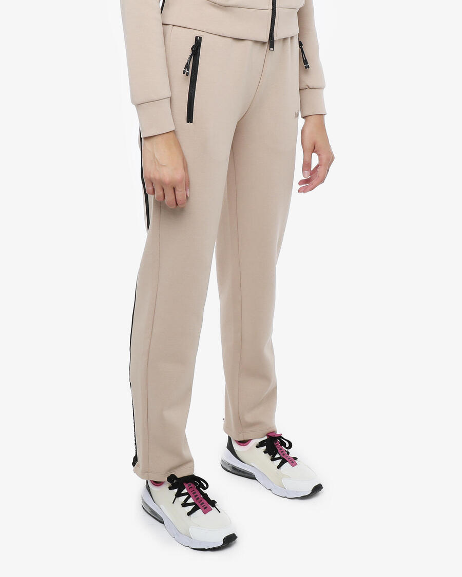 

JAKED бежевые синтетические спортивные брюки для женщин