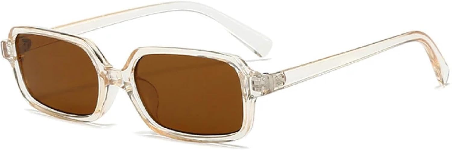 

Классические модные солнцезащитные очки небольшого размера для женщин и мужчин, роскошные, для активного отдыха, вождения и путешествий, с защитой от УФ-излучения UV400 TKKTLLT, Champagne Brown