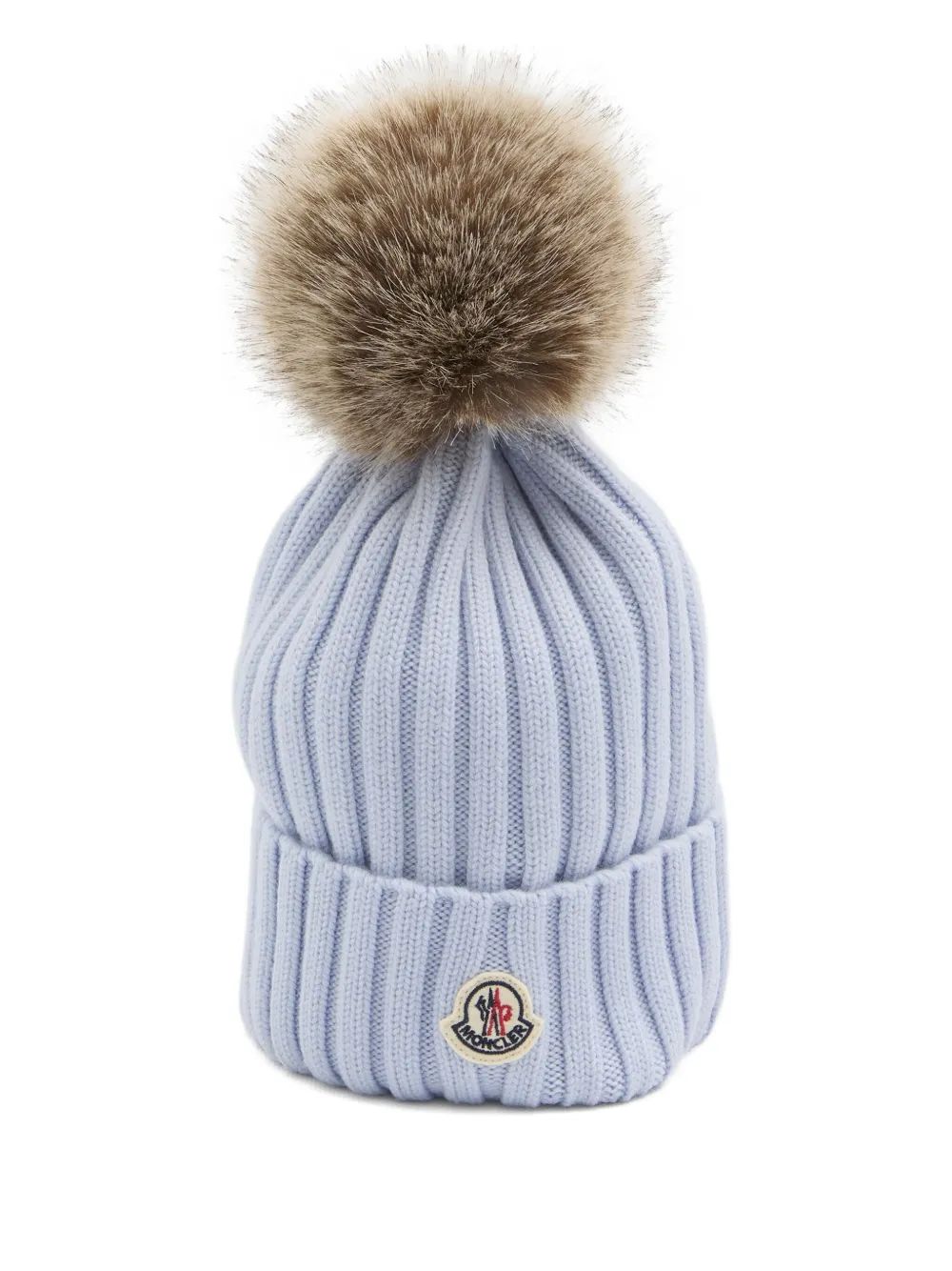 

Шапка с помпоном, резинка MONCLER, синий