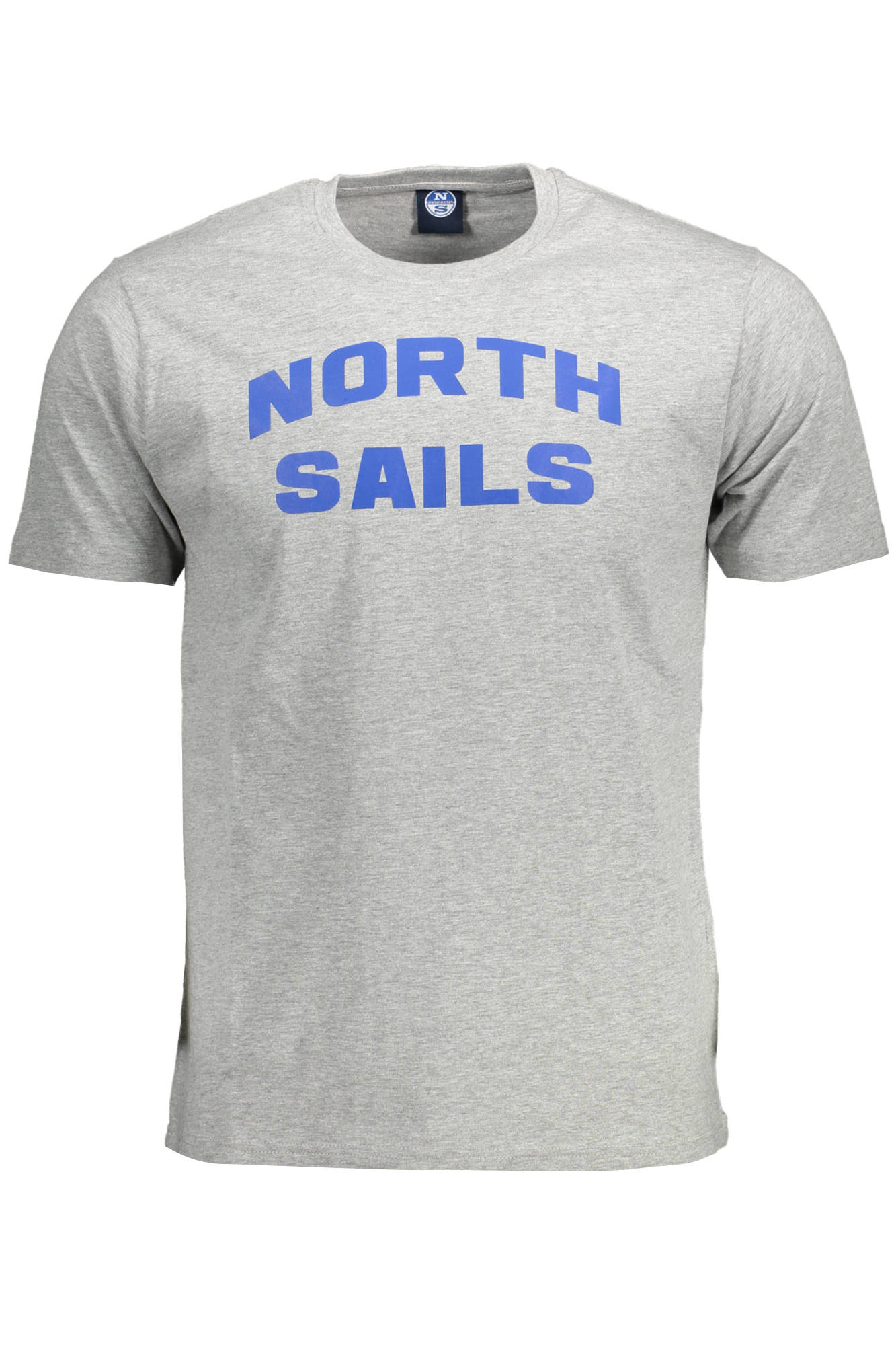 

Мужская футболка North Sails хлопковая с контрастной надписью, серый