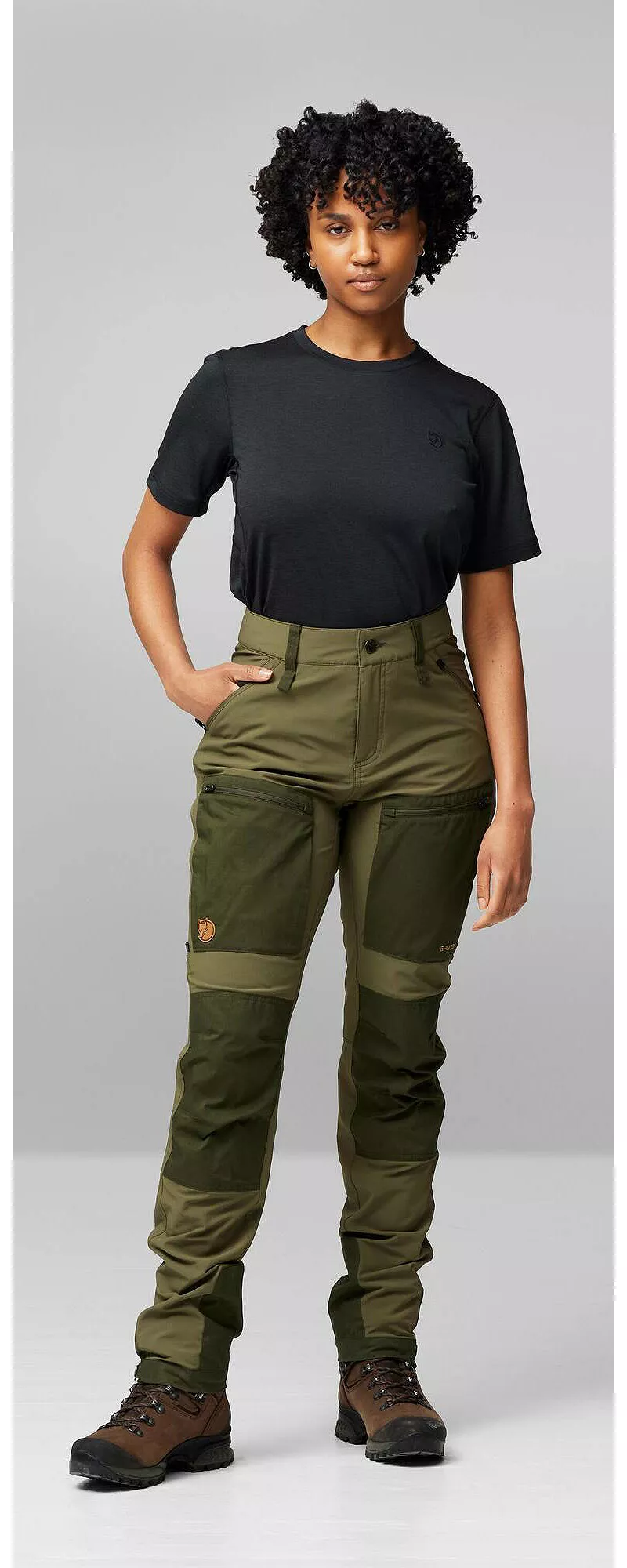 

Женские брюки Fjallraven Keb Agile, цвет Laurel Green/Deep Forest