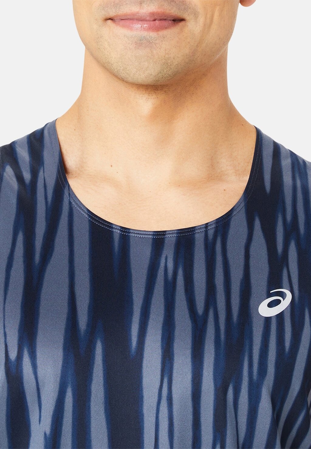 

Топ ROAD ALL OVER PRINT SINGLET ASICS, синий