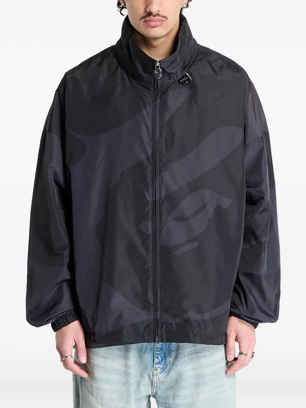 

Куртка с капюшоном ABC Camo A BATHING APE, черный
