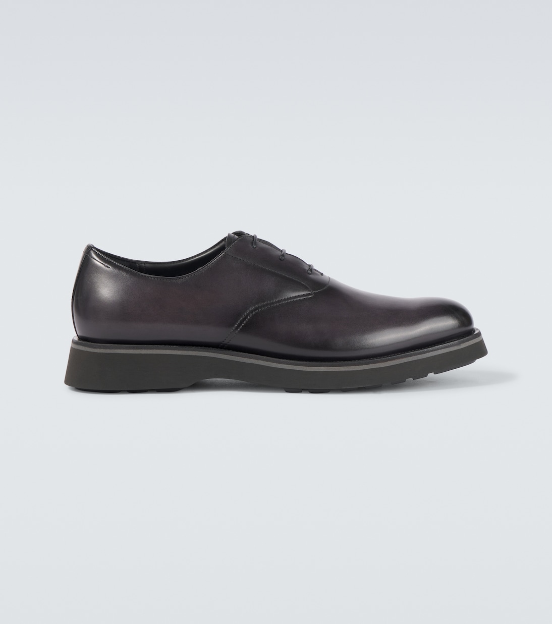 

Оксфорды Alessio из кожи Berluti, Nero Grigio