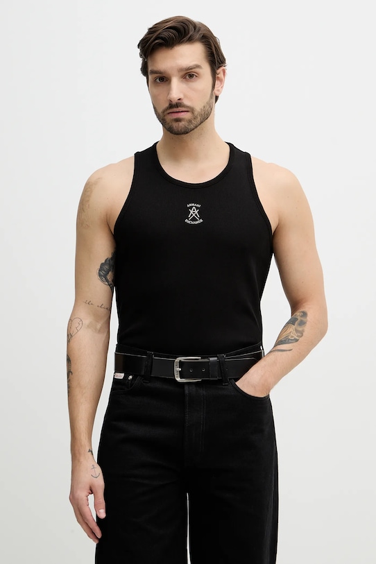 

Хлопковая футболка Armani Exchange, черный