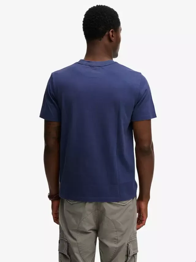 Футболка свободного кроя от компании 1954 года Superdry, Hampton Blue — фото 2