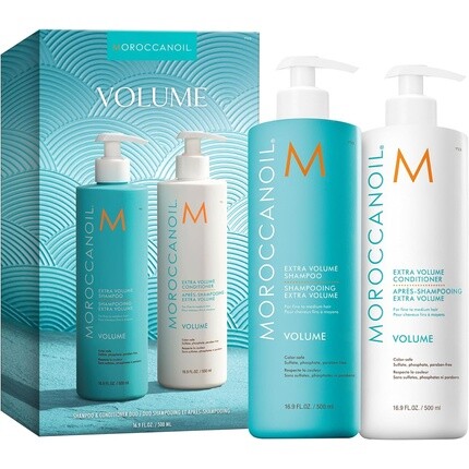 

Moroccanoil Шампунь и кондиционер для дополнительного объема, Синий, Moroccanoil Шампунь и кондиционер для дополнительного объема