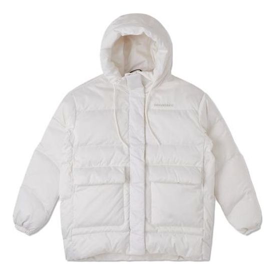 

Куртка fashion mid down jacket 'white' Converse, белый