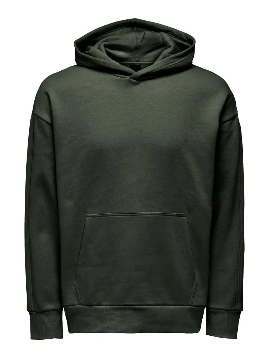 

Толстовка ONLY & SONS с капюшоном "ONSDAN LIFE RLX HEAVY SWEAT HOODIE NOOS", цвет Rosin
