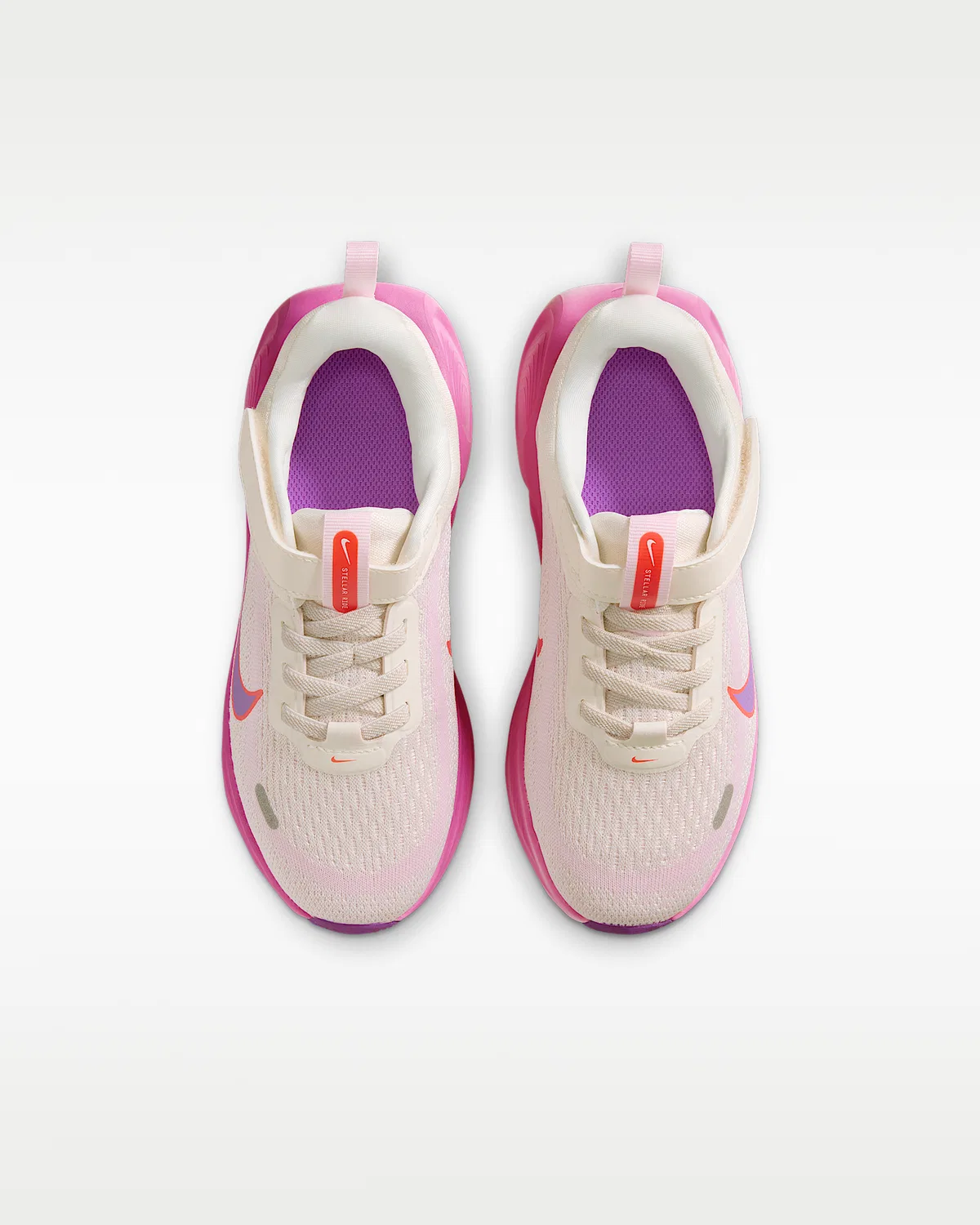 Детские кроссовки Nike Stellar Ride, Chalk/Pink Foam/Bright Crimson/Bright Violet — фото 4