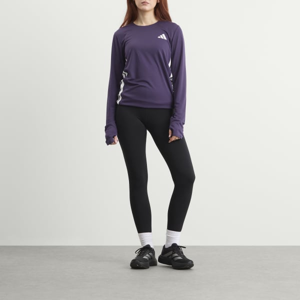 Беговая футболка Adidas adizero Adidas Running, Aurora Plum — фото 4