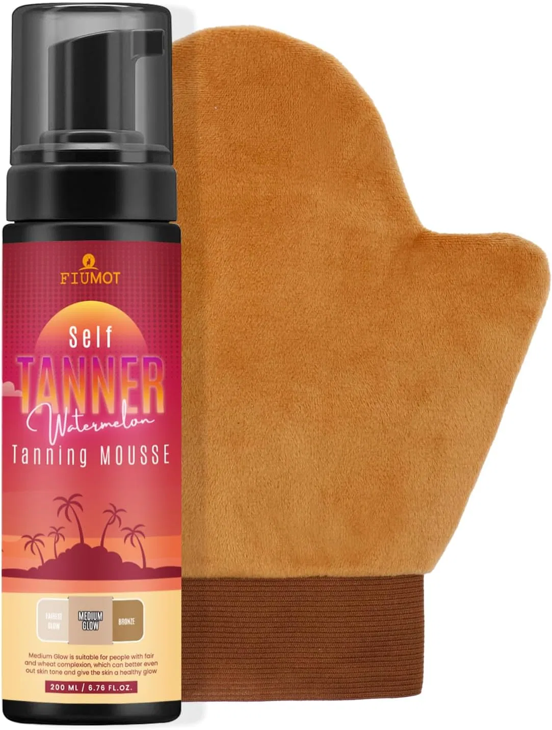 Автозагар мусс FIUMOT, 6.76 fl oz