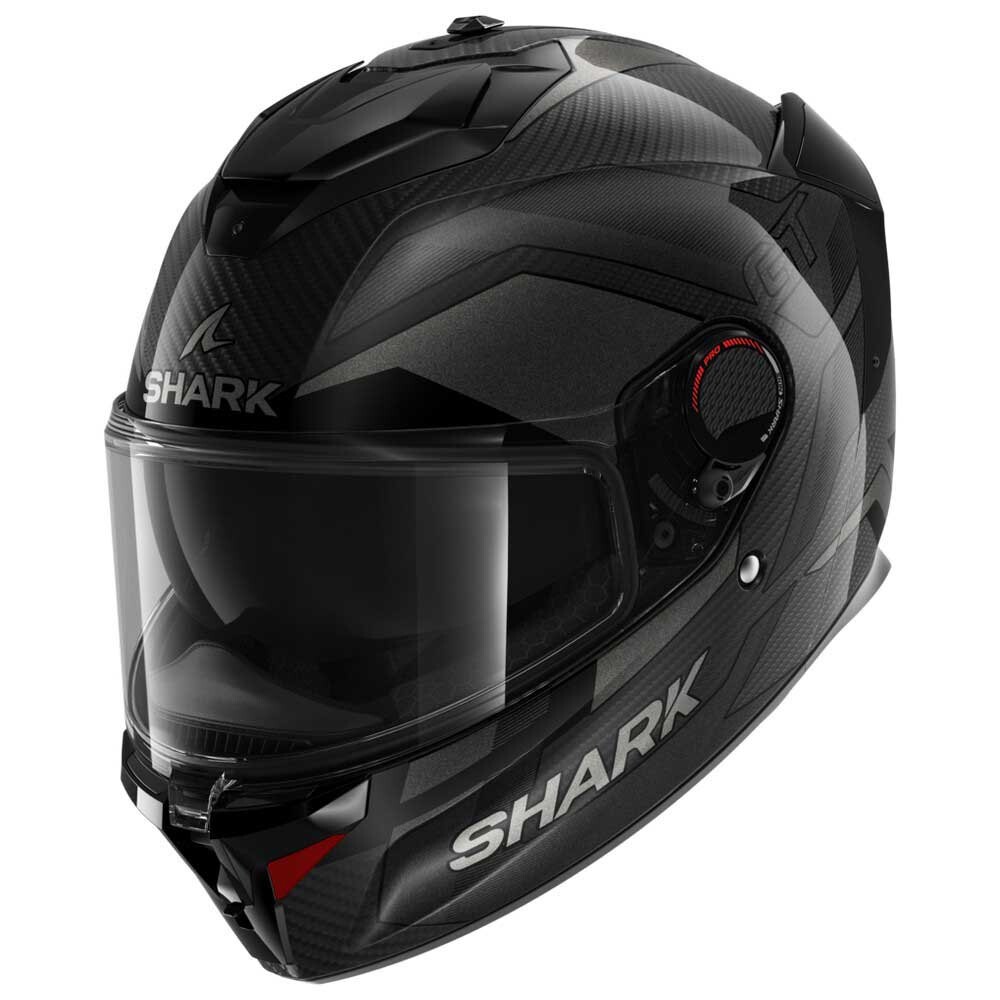 

Шлем полнолицевой Shark Spartan GT Pro Ritmo Carbon, черный