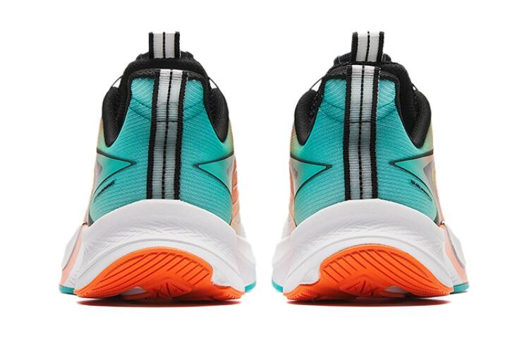 Детские кроссовки GS Low-top ANTA Белые/черные/флуоресцентные Aqua Green Anta Kids, зеленый — фото 4