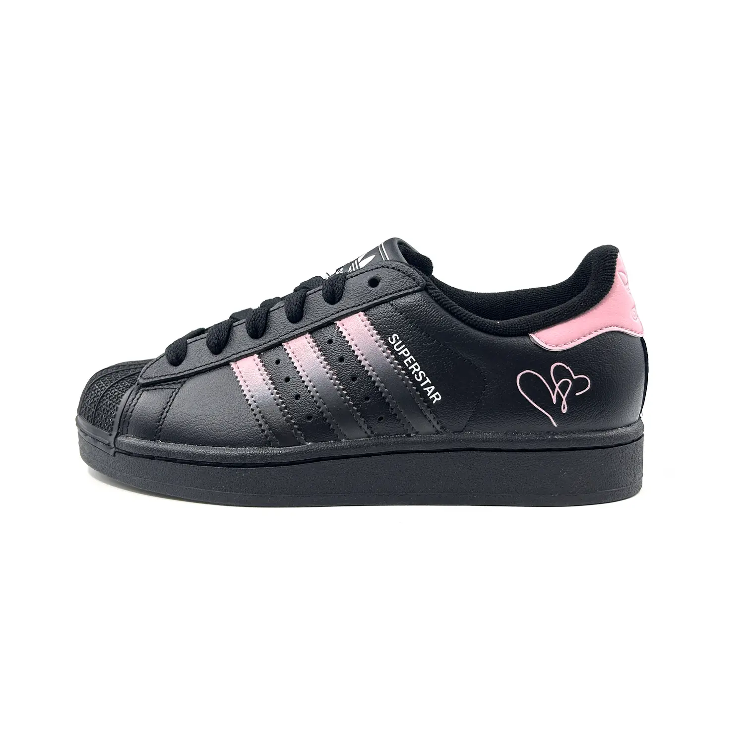 

Adidas Originals Детские кроссовки для скейтбординга Superstar 2 Cool Blackberry, износостойкие, низкие, черные, для подростков