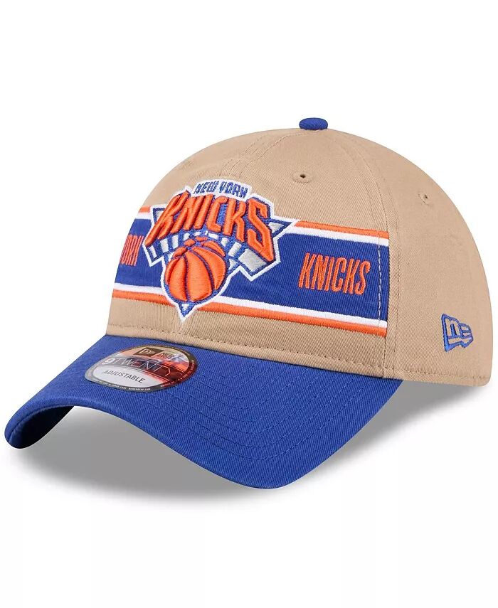 

Мужская бежево-синяя регулируемая кепка New York Knicks 2024 NBA Draft 9TWENTY New Era