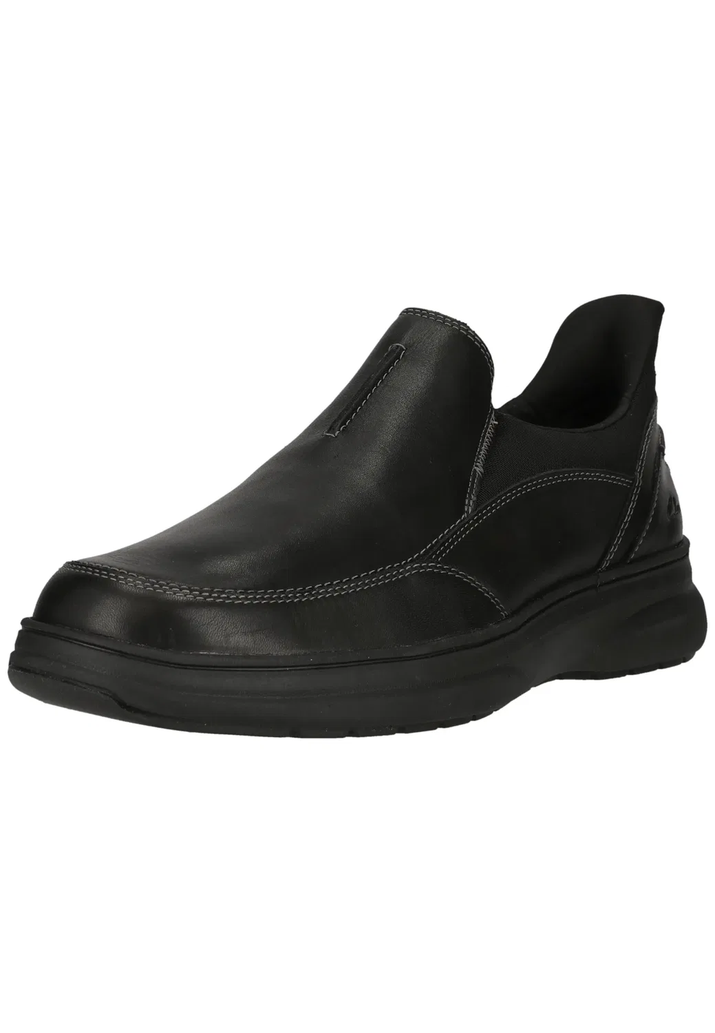 Слипперы Mullan Step, Clarks, черная кожа — фото 3