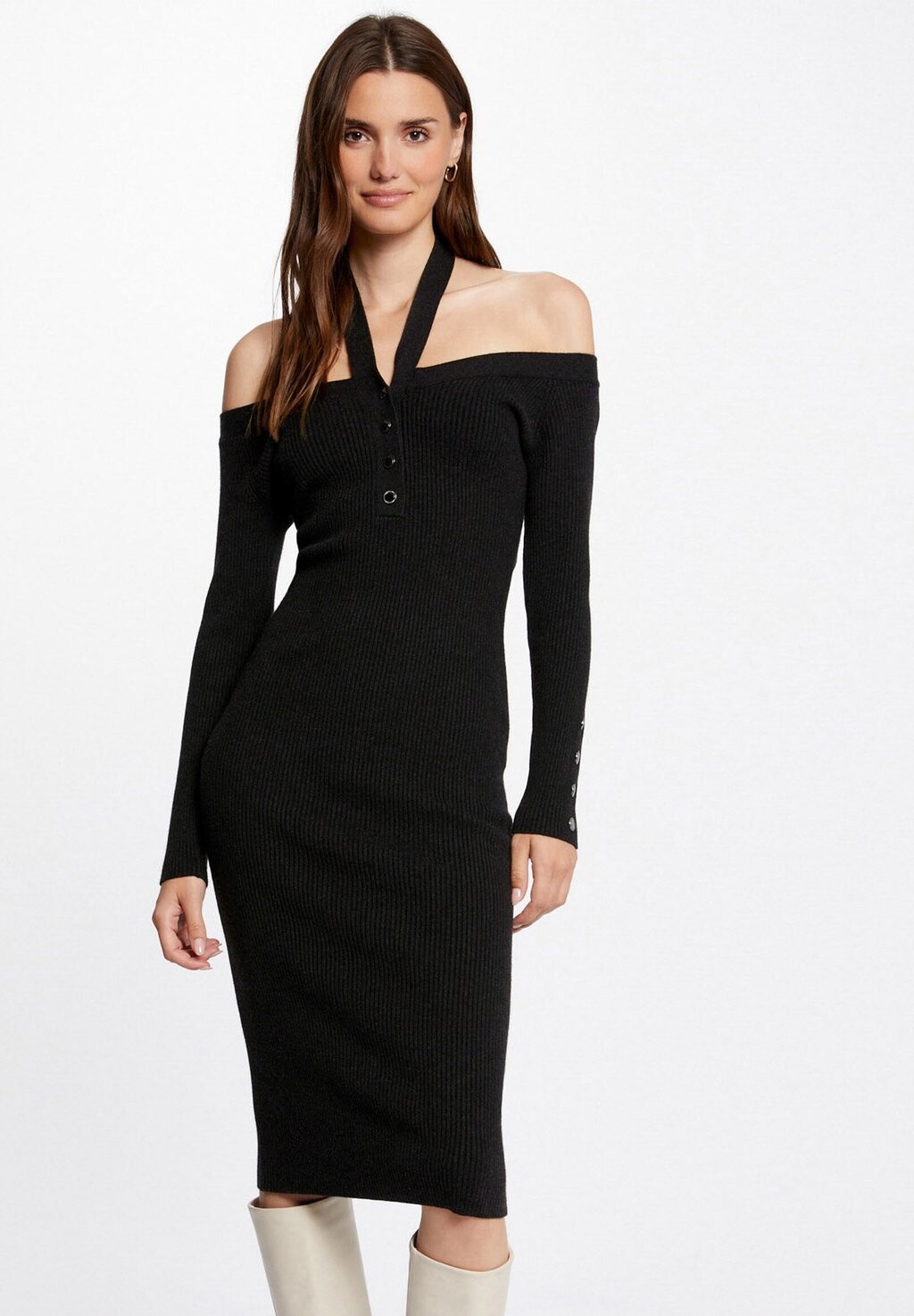

Платье-футляр Morgan FITTED OFF SHOULDER, цвет gris anthracite
