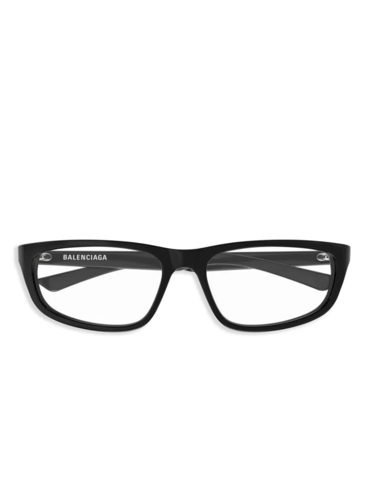 

Очки в массивной оправе Balenciaga Eyewear, черный