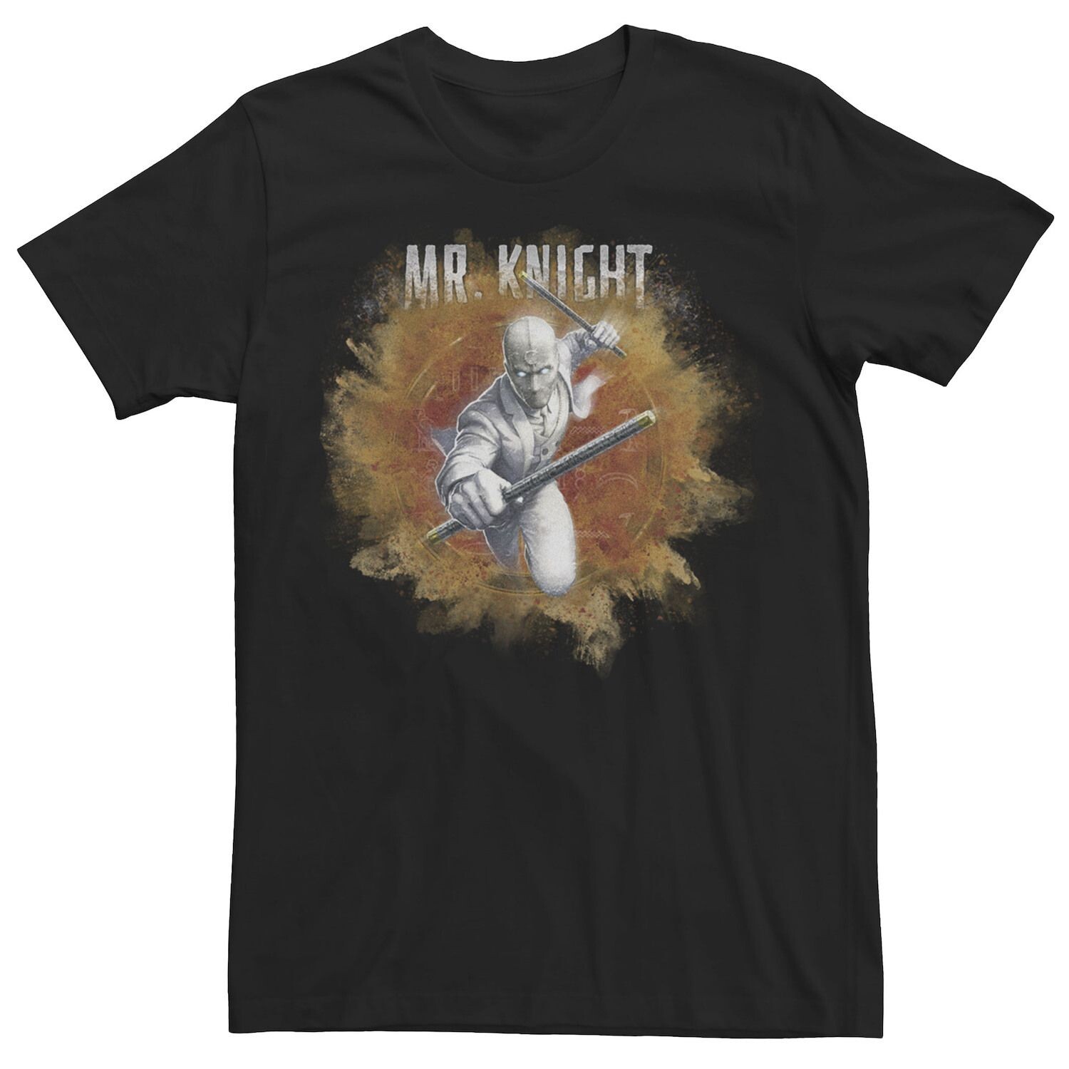 

Мужская футболка с плакатом Marvel Moon Knight Mr. Knight Licensed Character
