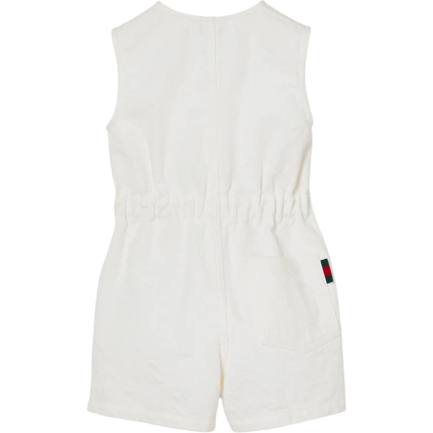 Детский комбинезон V-образный вырез Moderate GUCCI, белый — фото 2