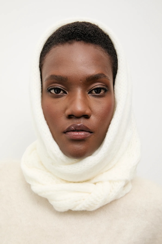 

Шарф из мериносовой шерсти Answear.Lab, бежевый