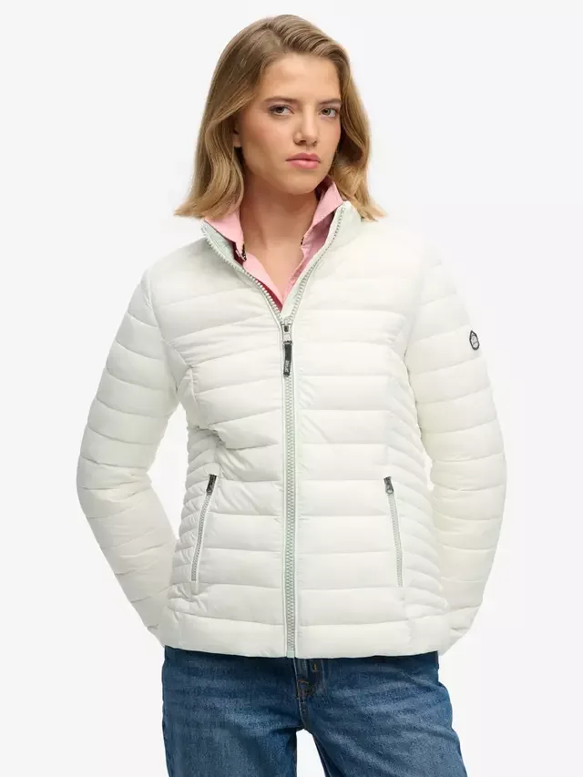 Утепленная куртка Fuji Lite Superdry, Off White — фото 4