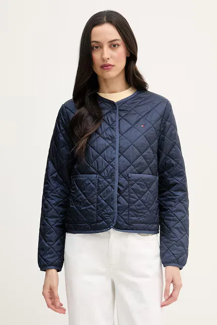 Куртка короткая стеганая Tommy Hilfiger, синий
