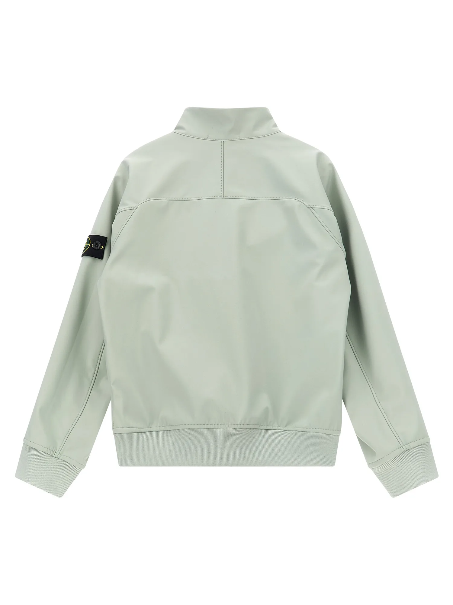 Куртка с логотипом на нашивке Stone Island Junior, серый — фото 2