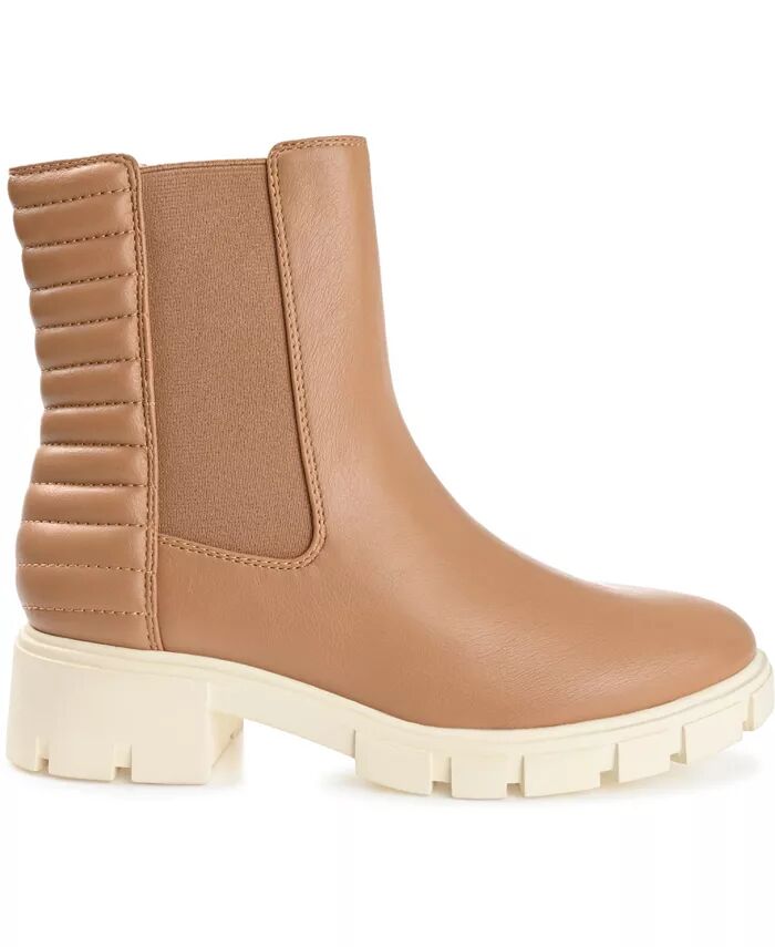 Женские ботильоны Tatiana с эластичной подошвой Gore Lug Sole Journee Collection, коричневый — фото 2
