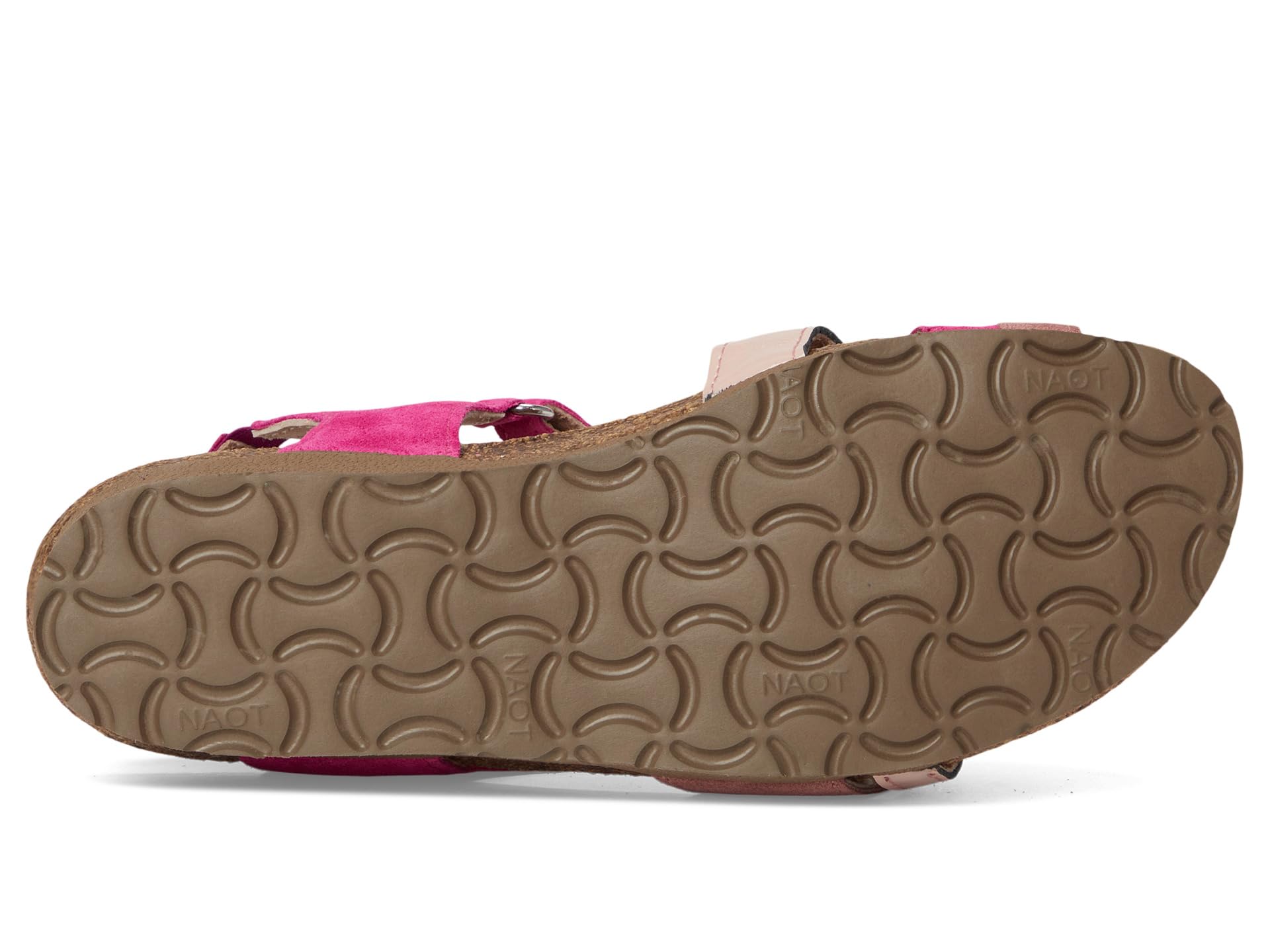Туфли Naot Sophia, цвет Fuchsia Suede/Rose Suede/Porcelain Patent Leather — фото 3