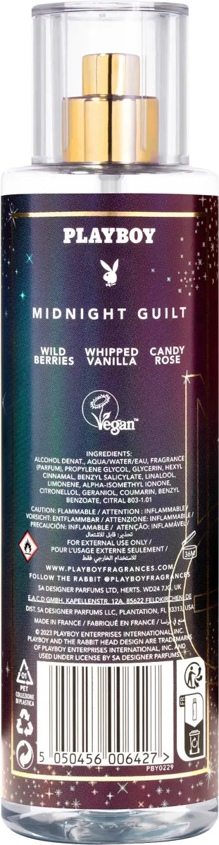 Спрей для тела Midnight Guilt Korperspray 250 мл Playboy — фото 3