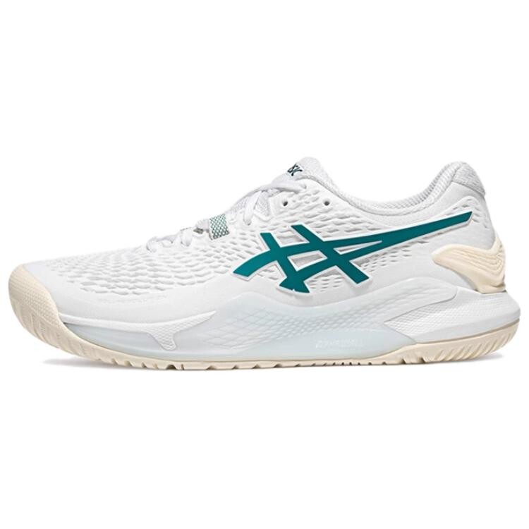 

Кроссовки Asics Gel-Resolution 9 Tennis Shoes Women's Low-top White/green, зеленый